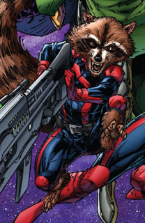 Rocket Raccoon Fictional character appearing in American comic books published by Marvel Comics