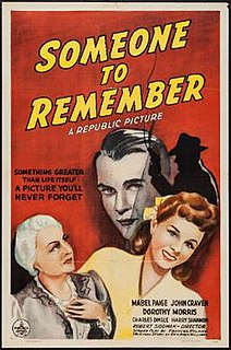 <i>Someone to Remember</i> 1943 film by Robert Siodmak