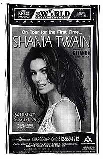 <span class="mw-page-title-main">Come On Over Tour</span> 1998–99 concert tour by Shania Twain