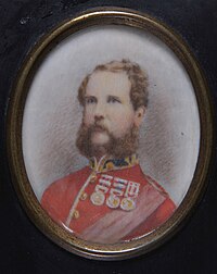 Lt.Col.George Gladwin Denniss(1821-1862), 1st European Bengal Fusiliers, who raised the 4th Regiment of Punjab Infantry, Denniss Ka Pultan in 1849 at Lahore GGDIIminiatureDSC4711.jpg