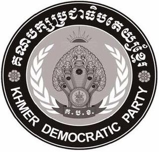 <span class="mw-page-title-main">Khmer Democratic Party</span> Political party in Cambodia