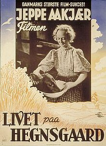 Livet paa Hegnsgaard 1938 پوستر Arne Weel Aage Lundvald.jpg