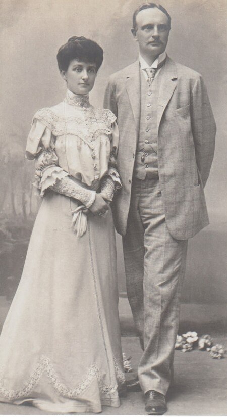 Prince Johann Georg with his second wife Princess Maria Immaculata in Cannes.