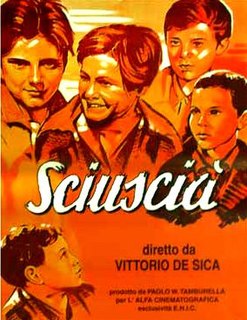 <i>Shoeshine</i> (film) 1946 film by Vittorio De Sica