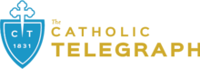 The online logo of The Catholic Telegraph. The Catholic Telegraph logo.png