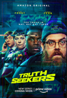 <i>Truth Seekers</i> 2020 comedy-horror series by Nick Frost