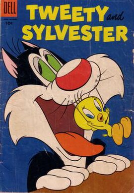 Tweety and Sylvester No. 9, published in 1955