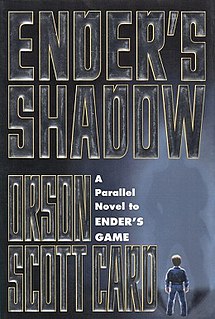 <i>Enders Shadow</i> 1999 novel by Orson Scott Card