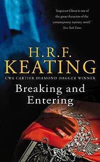 <i>Breaking and Entering</i> (Keating novel) 2000 novel by H.R.F. Keating