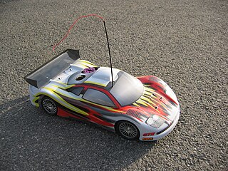 Schumacher Menace GTR radio-controlled car