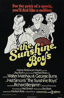 <i>The Sunshine Boys</i> (1975 film) 1975 American film directed by Neil Simon