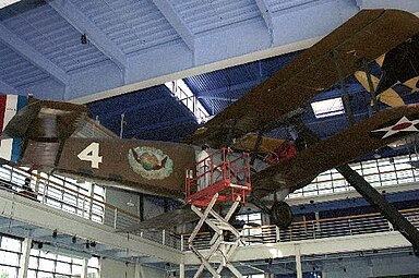 No.4 New Orleans being installed at the Museum of Flying, 2012.