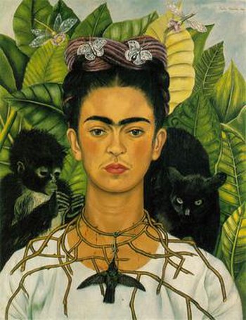 Frida Kahlo, Self-Portrait, 1940. See discussi...