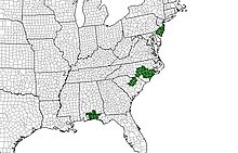 Geographical distribution of Dryophytes andersonii Hyl ande.jpg