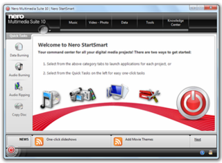 <span class="mw-page-title-main">Nero Multimedia Suite</span> Computer software