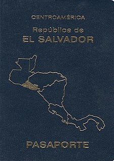 Salvadoran passport passport