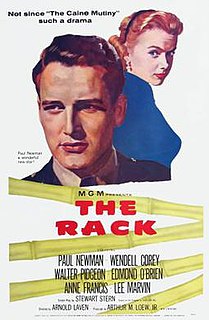 <i>The Rack</i> (1956 film) 1956 film by Arnold Laven