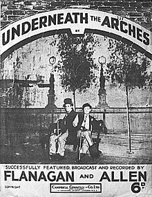 Sheet music Underneath the Arches sheet music.jpg