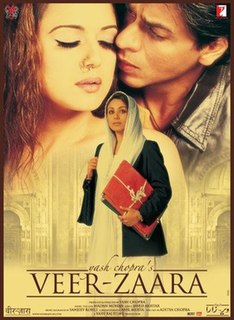 <i>Veer-Zaara</i> 2004 film by Yash Chopra