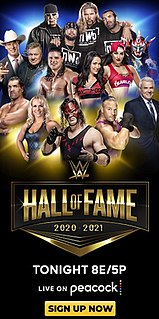 WWE Hall of Fame (2021) WWE Hall of Fame induction ceremony