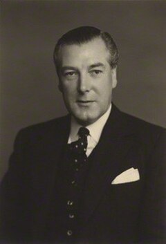 Portrait of Eccles by Walter Stoneman, 1953