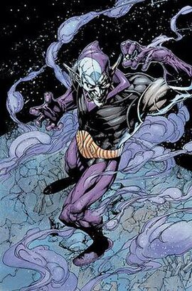 The Bruce Gordon incarnation of Eclipso as depicted in Countdown to Mystery #4 (February 2008). Art by Stephen Jorge Segovia.