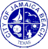 Selo oficial da praia da cidade de Jamaica
