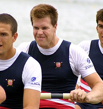 Luke McGee rowed at number 5 for Oxford. Luke McGee.jpg