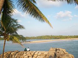 A scene from Puthuponnani promontory