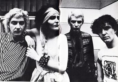 Siouxsie and the Banshees in 1981, left to right: Budgie, Siouxsie, Steven Severin and John McGeoch