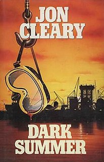 <i>Dark Summer</i> book by Jon Cleary