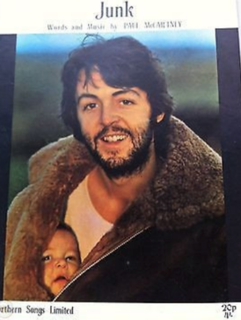 Junk (song) 1970 song by Paul McCartney