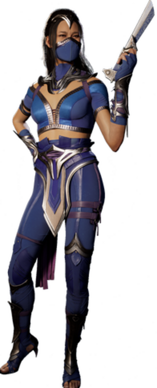 Kitana Mortal Kombat character, daughter of Jerrod and Sindel