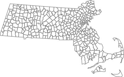 Map of Massachusetts Townships