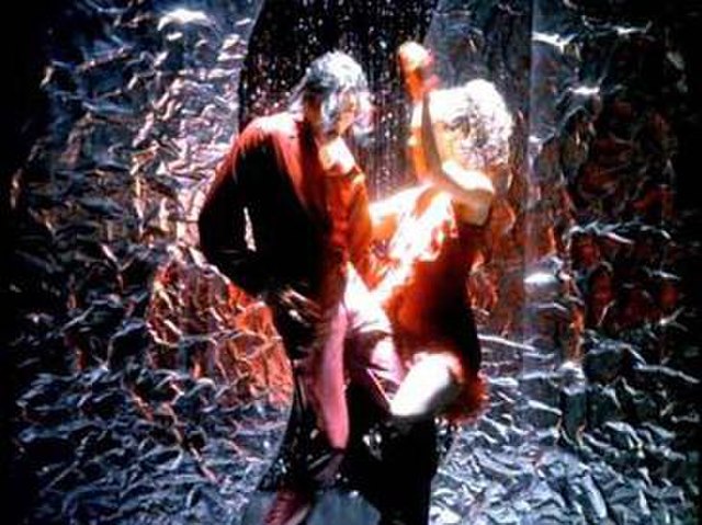 Jackson and Azur in the music video for "Blood on the Dance Floor".