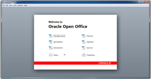 Oracle Open Office 3.3.1 Başlangıç ​​Merkezi.png