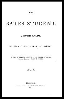 <i>The Bates Student</i> Student newspaper of Bates College