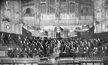 Elgar and the LSO, Queen's Hall, 1911