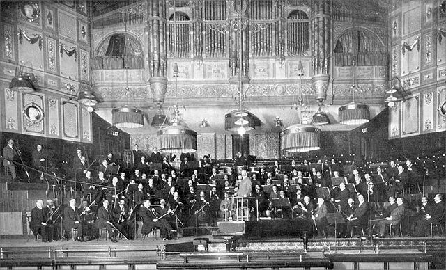 Elgar and the LSO, Queen's Hall, 1911