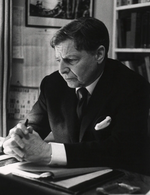 J. I. M. Stewart in 1973, by [[Fay Godwin]].