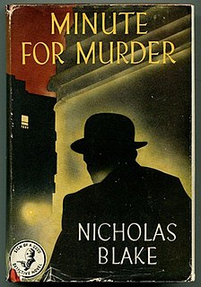 <i>Minute for Murder</i> 1947 novel