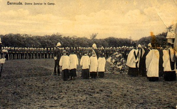 Presentation of Colours at Prospect Camp