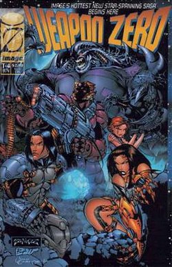 Cover of the first issue Weapon Zero 01 cover.jpg