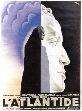 French film poster for L'Atlantide