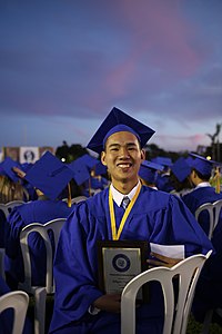 Nguyen graduating high school