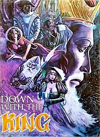 Cover of "Down With the King" game box