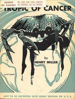 <i>Tropic of Cancer</i> (novel) novel by Henry Miller