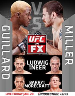 The poster for UFC on FX: Guillard vs. Miller