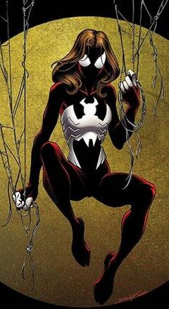 Textless cover of Ultimate Spider-Man #98 (October 2006). Art by Mark Bagley and Richard Isanove.