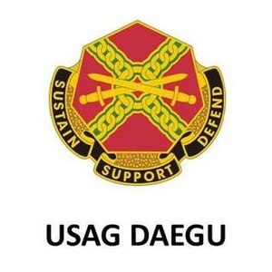 Garnisun Tentara Amerika Serikat Daegu Resmi Crest.jpg